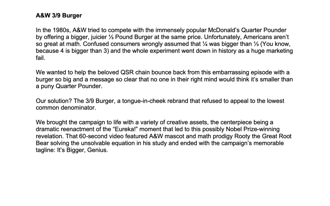 Cornett 3/9 Burger