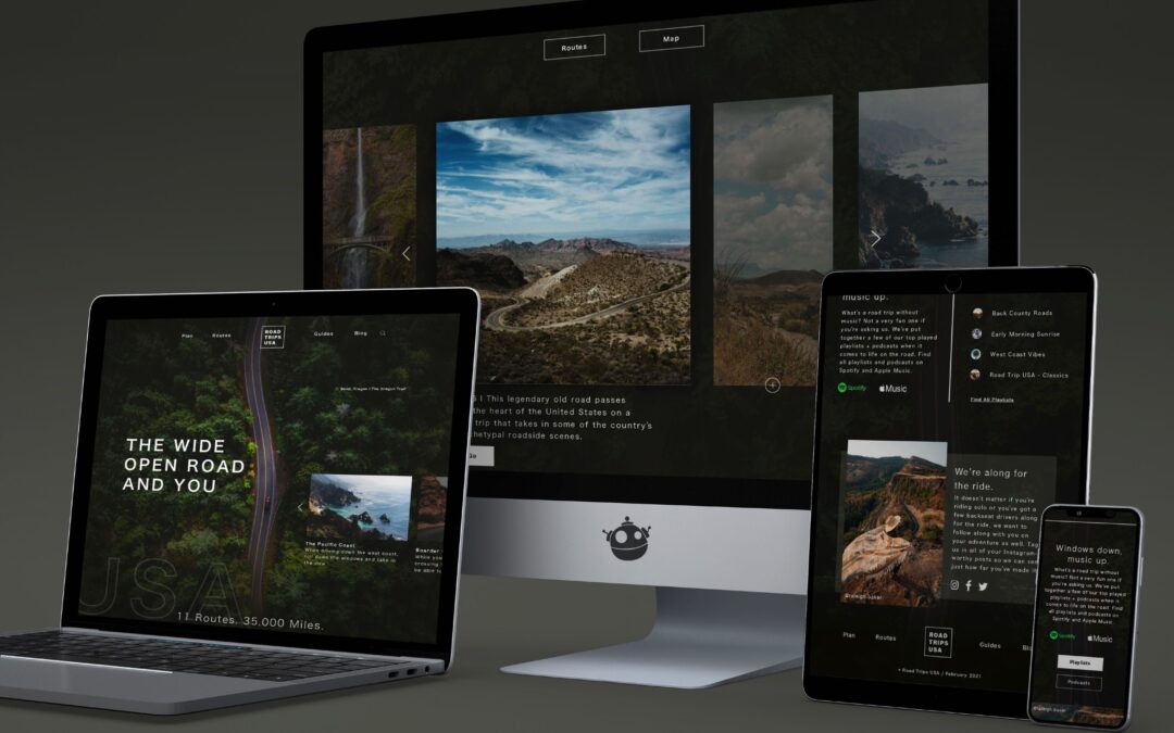 The Modern College of Design Road Trips USA Website