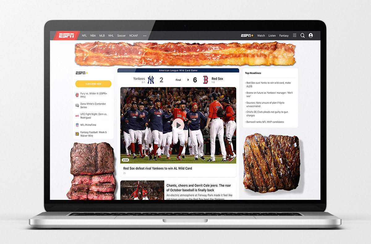 Meat Menu - Display